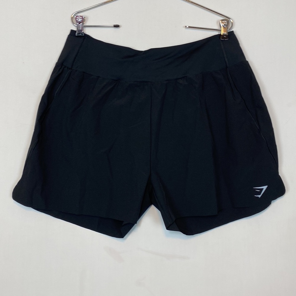 Gymshark black lined athletic shorts size xxl